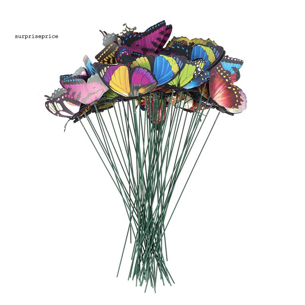 Bộ 50 Bươm Bướm Giả Bằng PVC Trang Trí Nhà Cửa