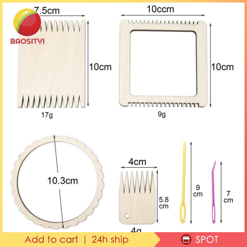 [Baosity1] Bộ Khung Dệt Bằng Gỗ Dễ Sử Dụng Làm Quà Tặng Cho Bé