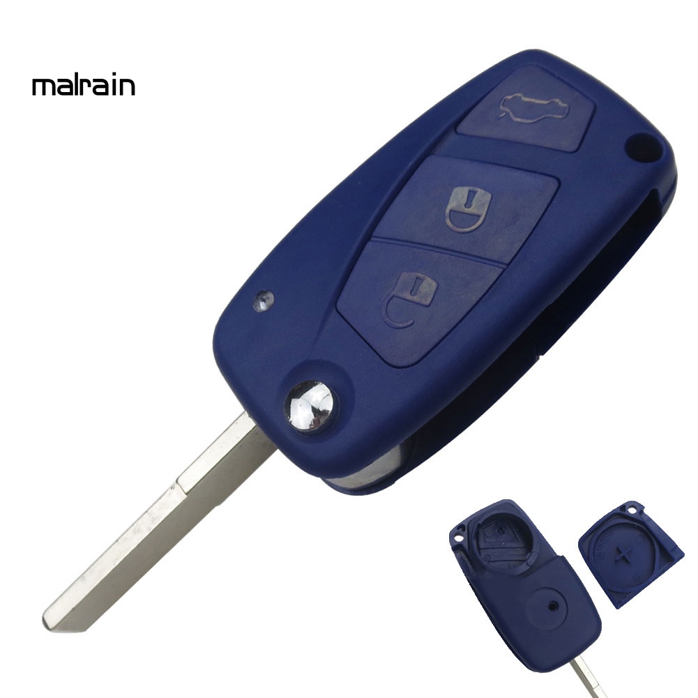 Vỏ Chìa Khóa Điều Khiển Từ Xa 3 Nút Cho Fiat Grande Punto Stilo Panda