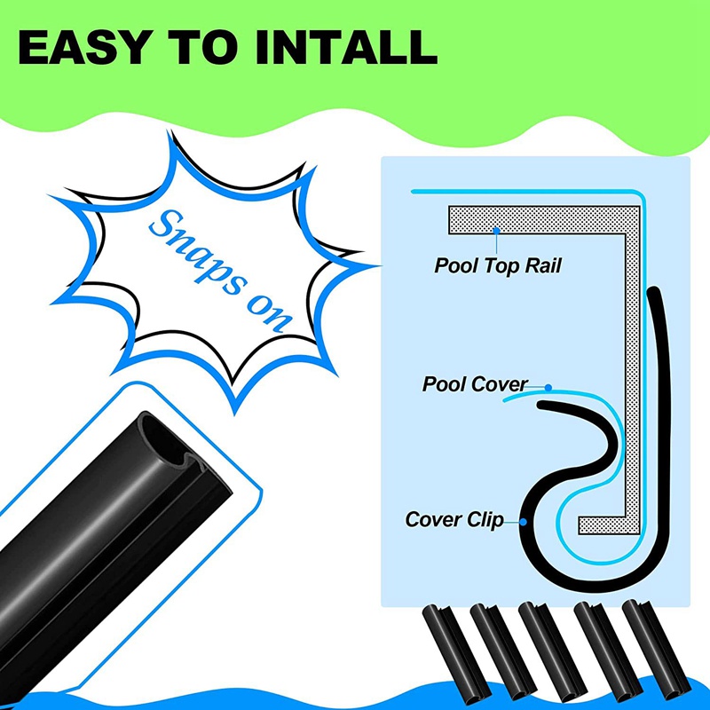 Set 36 Kẹp Vỏ Bọc Bể bơi Mùa Đông Tiện Dụng