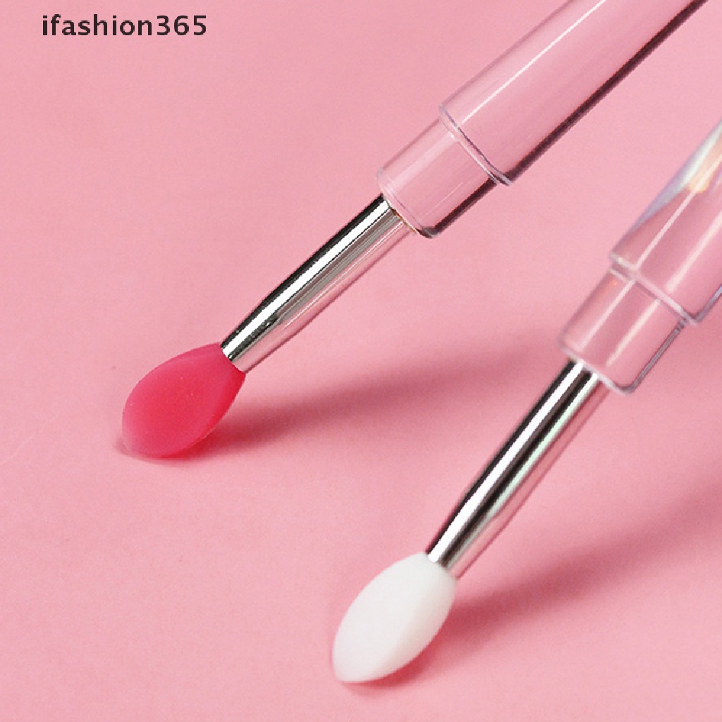 1 Cọ Tô Son Môi Bằng Silicone Kèm Nắp Đậy Chống Bụi ifashion365