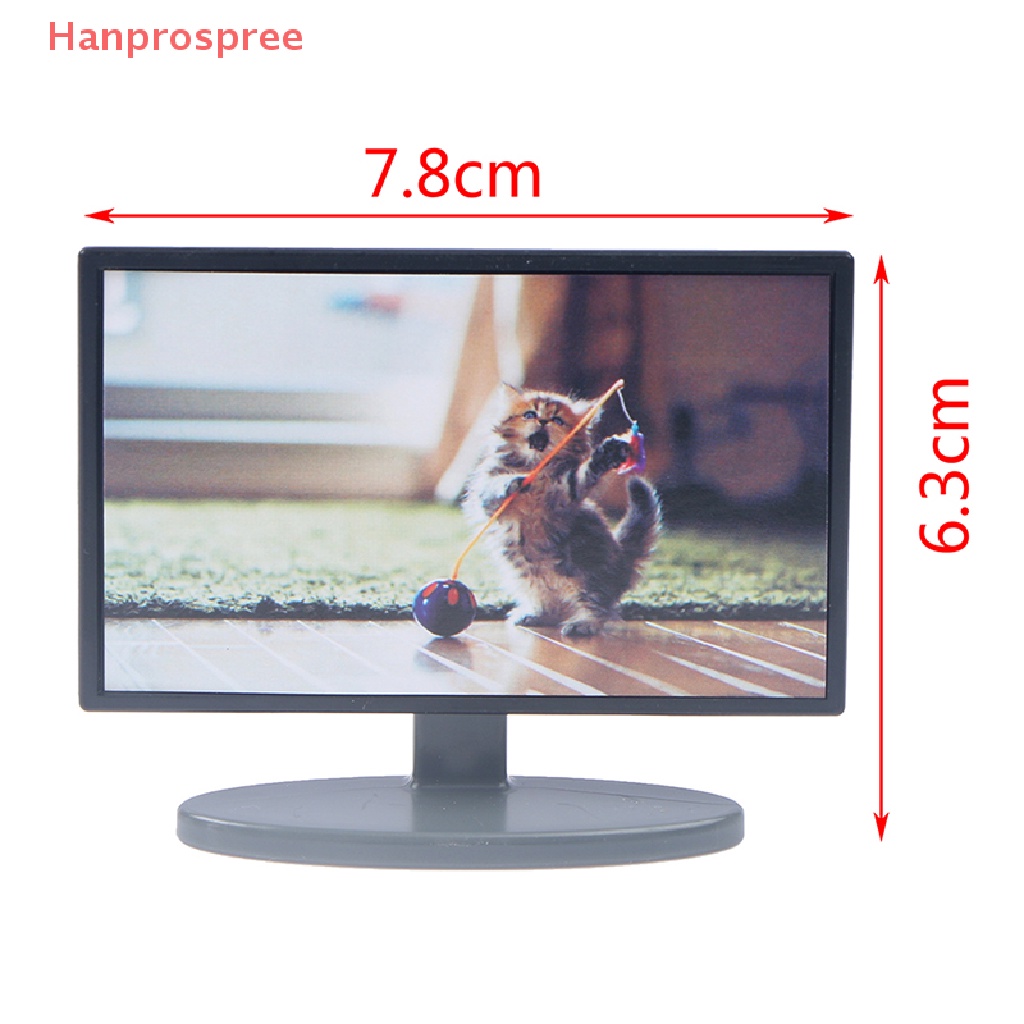 Mô Hình TV Phòng Khách Mini Tỉ Lệ 1: 12 Trang Trí Nhà Búp Bê