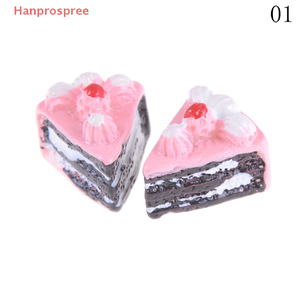 Set 2 Mô Hình Bánh Ngọt 1 / 12 Dùng Trang Trí Nhà Búp Bê Diy