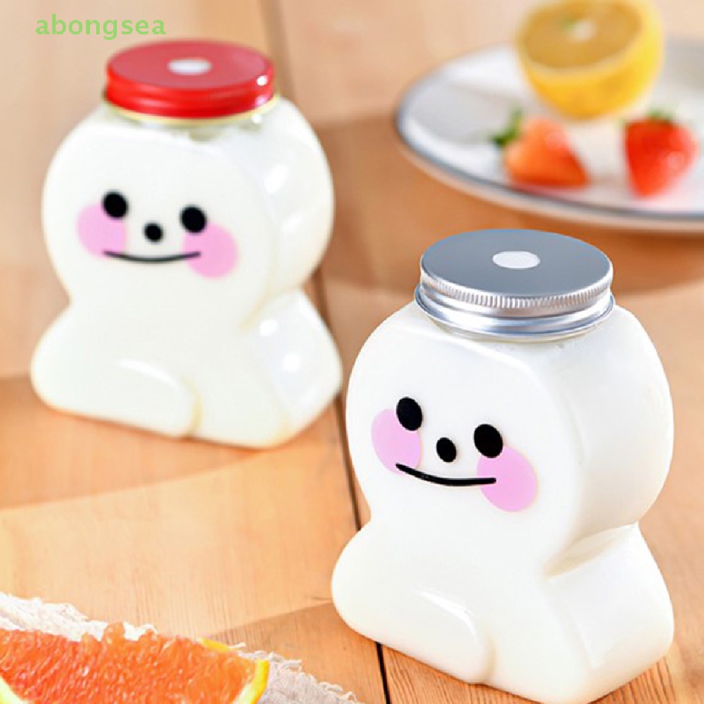 1 Bình Nước Nhựa Trong Suốt Dung Tích 400ML In Họa Tiết Hoạt Hình Dễ Thương