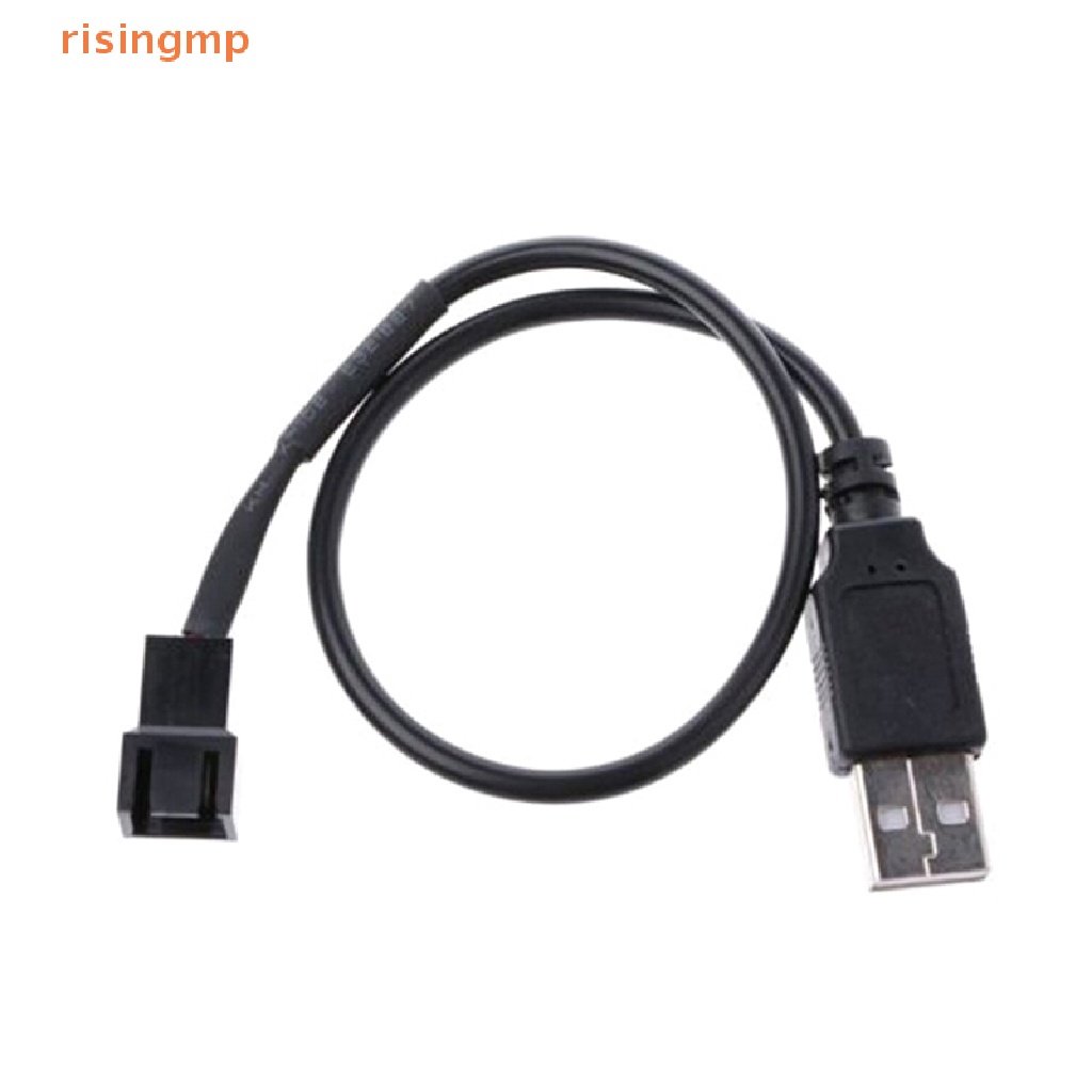 Dây Cáp Kết Nối usb 2.0A male Sang 4-pin Cho Quạt Máy Tính 5v Màu Đen