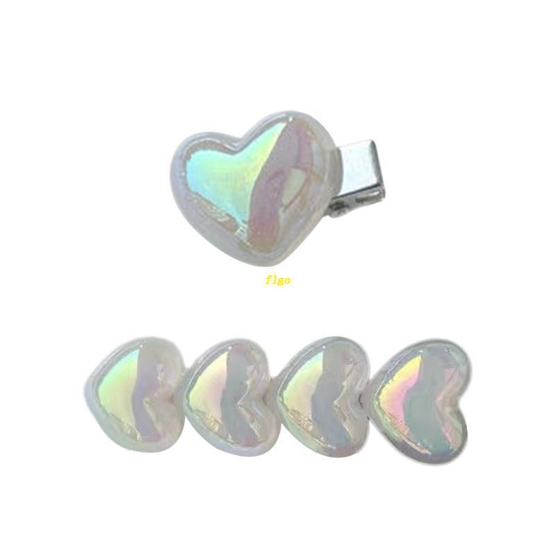 Kẹp Tóc Hình Trái Tim Nhỏ Xinh Màu Sắc Tươi Tắn Cho Nữ