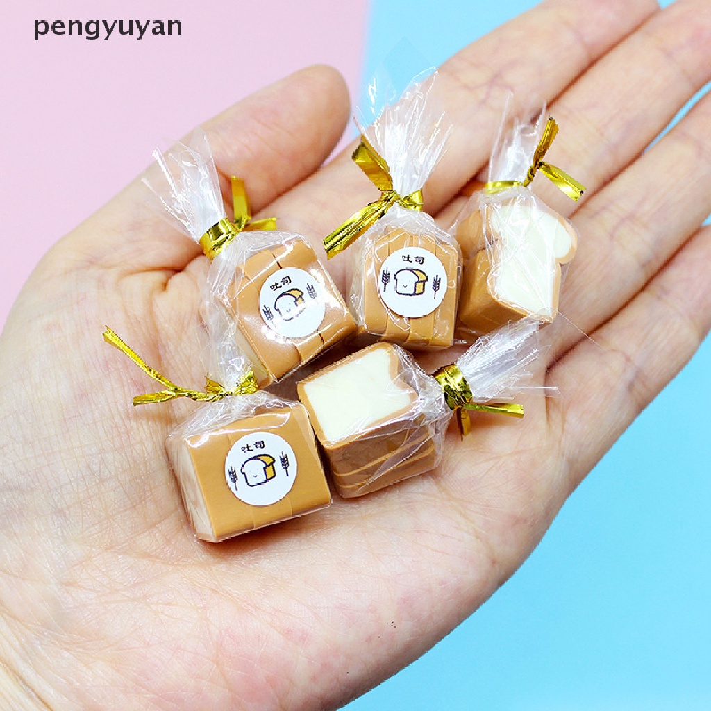 Bộ 3 Bánh Mì Đồ Chơi Mini Dùng Trang Trí Nhà Búp Bê