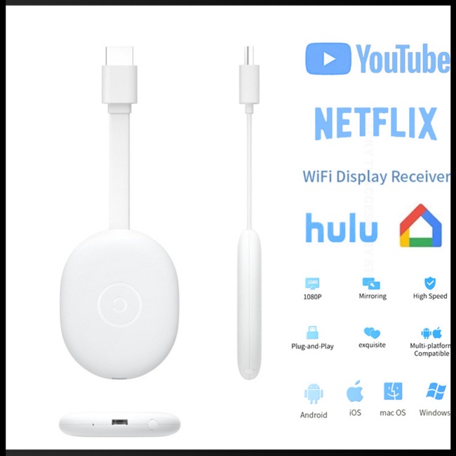 Thiết Bị Kết Nối Hdmi Không Dây Cho Điện Thoại Di Động Với Màn Hình HD