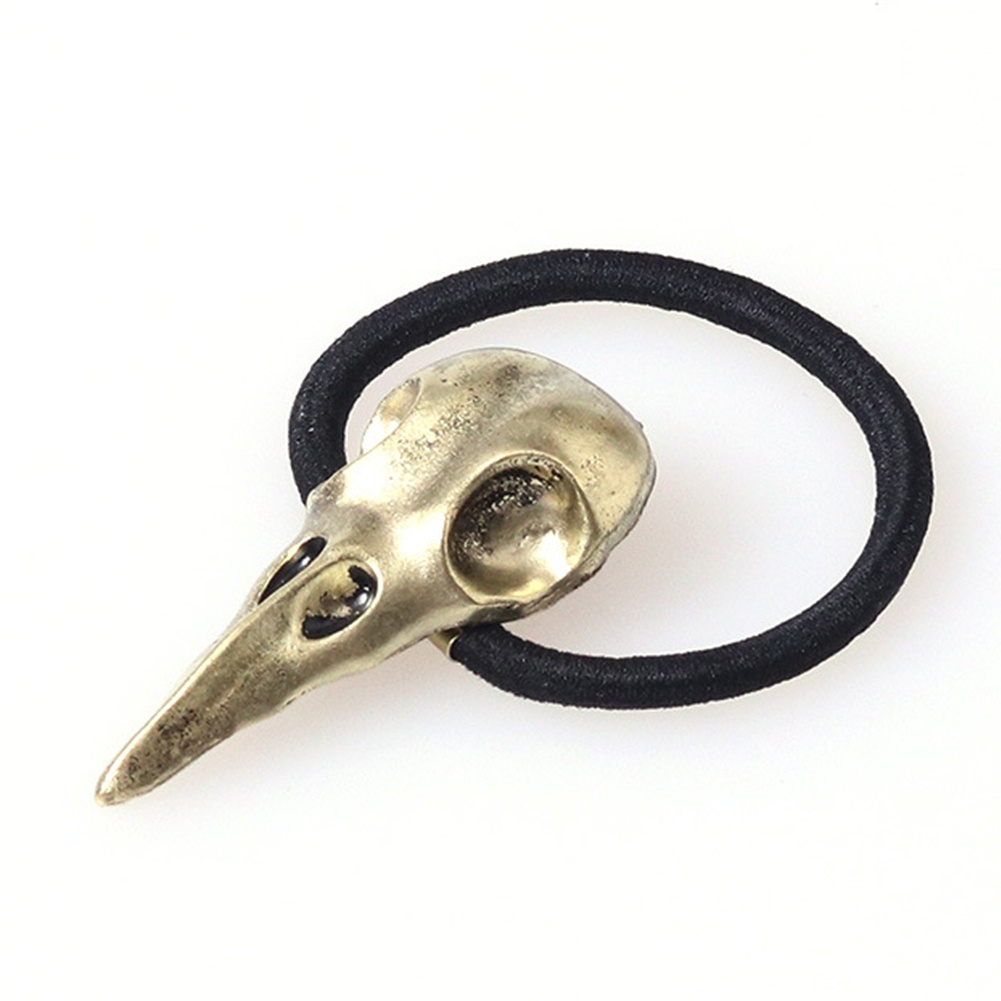 Dây Cột Tóc Đuôi Ngựa Co Giãn Hình Đầu Lâu Phong Cách Punk Halloween Dành Cho Nữ [Fairy4]