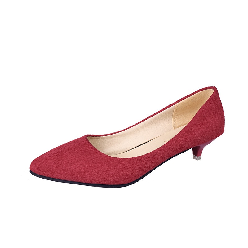 Giày Cao Gót 4cm Mũi Nhọn Thời Trang Công Sở Thanh Lịch