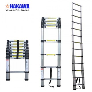 Thang Nhôm Rút Đơn Hakawa HK-138 3m8Hàng cao cấp chính hãng