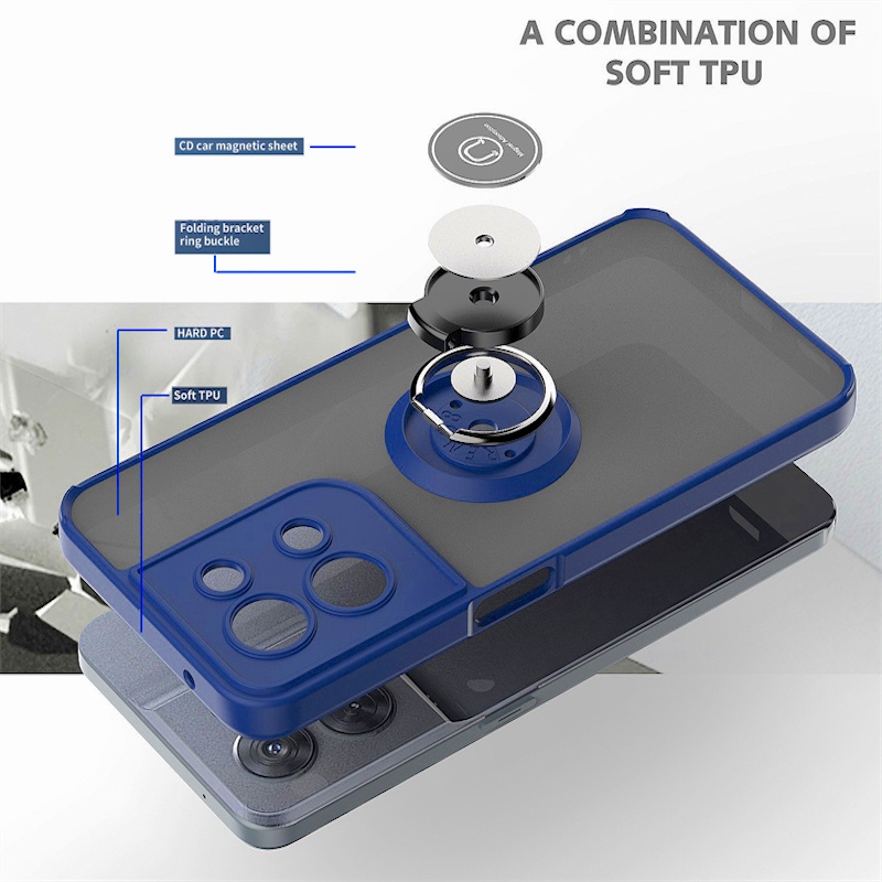 Ốp Điện Thoại Có Vòng Đỡ Nam Châm Cho OPPO Reno 9 8 T Pro Plus Reno9 Reno8 4G 5G REALME Reno 9Pro 9Promax 8Pro 8ProPlus 8T +