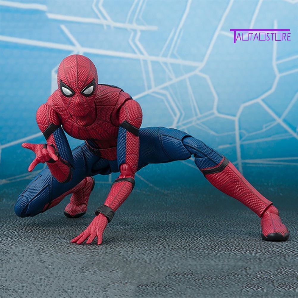 Mô Hình Người Nhện 15cm Có Thể Di Chuyển Được