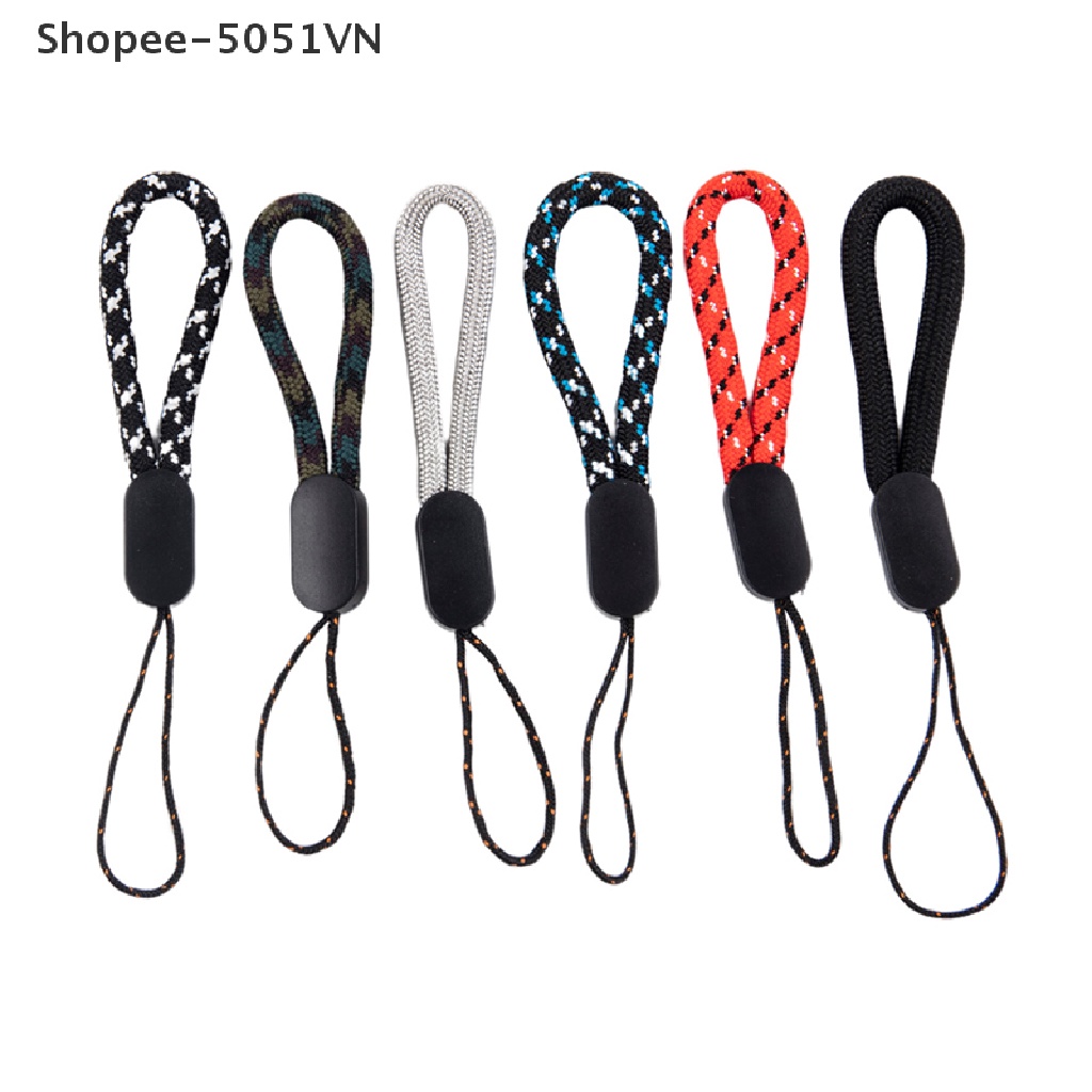 Set 5 Dây Đeo Cổ Tay Ngắn Cho Điện Thoại Di Động / Móc Khóa / Ổ Đĩa Flash USB