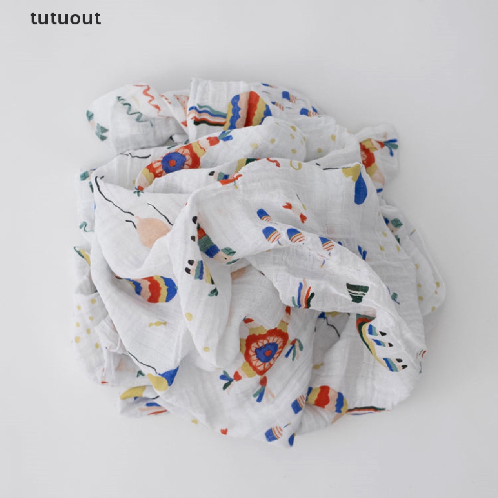 Chăn Quấn Bé Sơ Sinh Chất Liệu Cotton In Họa Tiết Dễ Thương