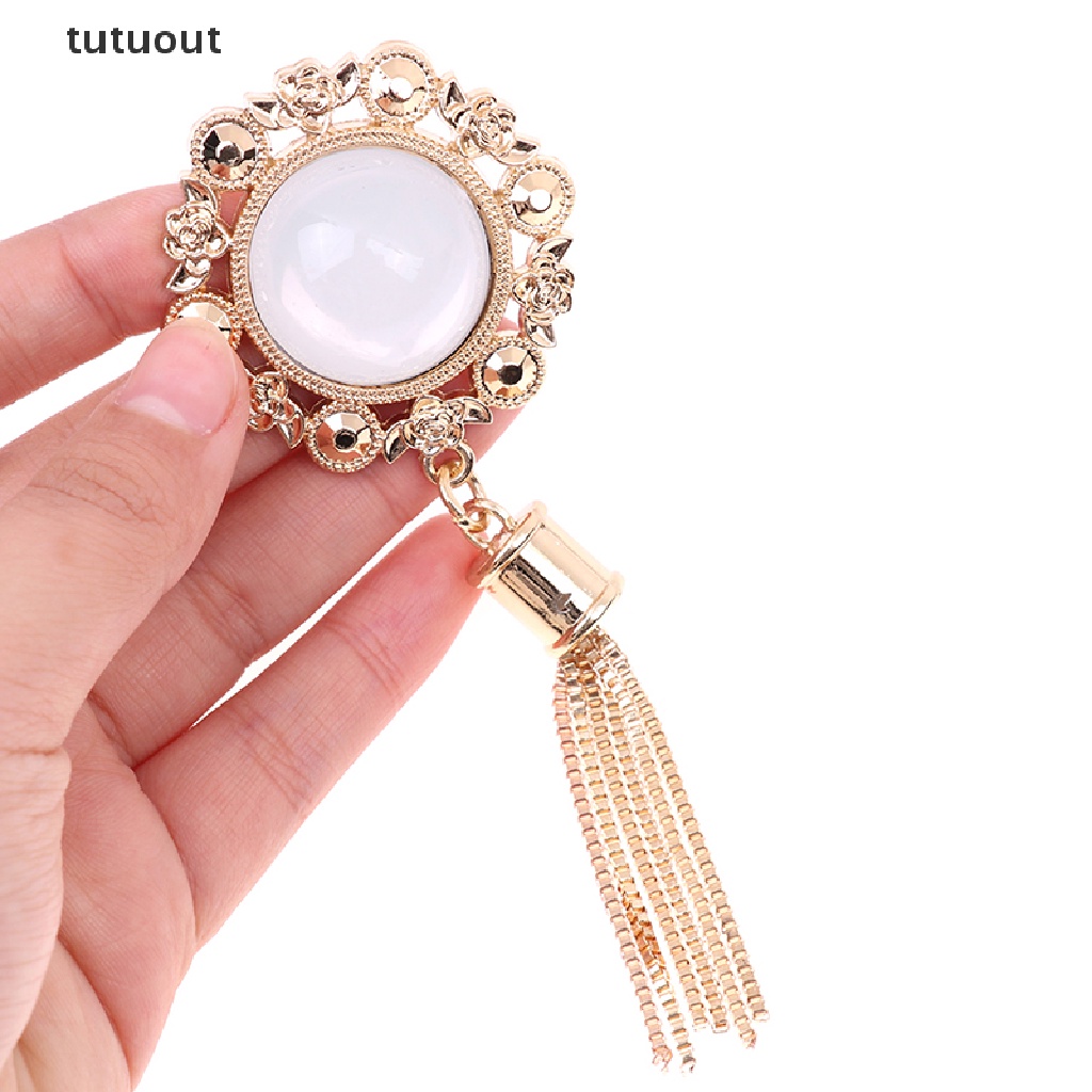 Khóa Kim Loại Gắn Túi Xách Phối Tua Rua Dễ Thương DIY