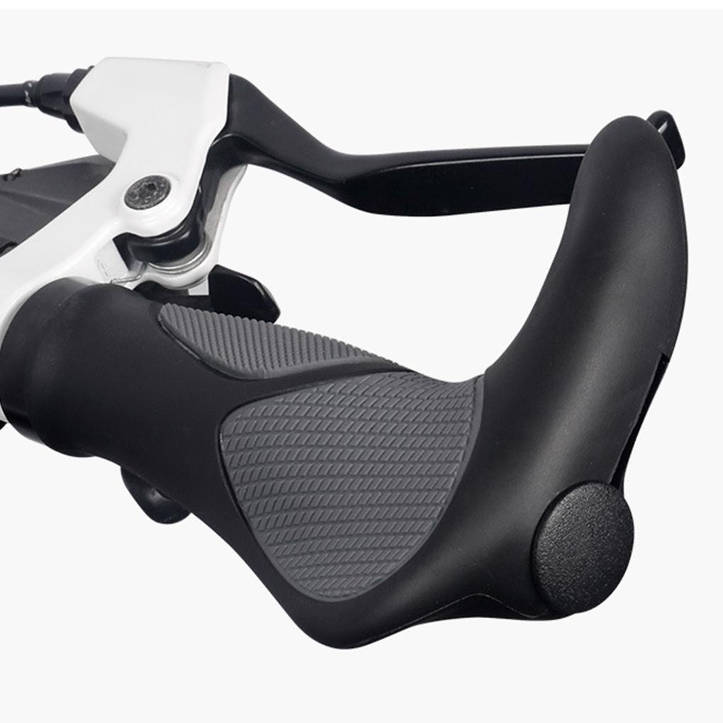 1 Cặp Vỏ Bọc Tay Lái Xe Đạp Bằng Hợp Kim Nhôm TPR Hấp Thụ Sốc Chống Trượt