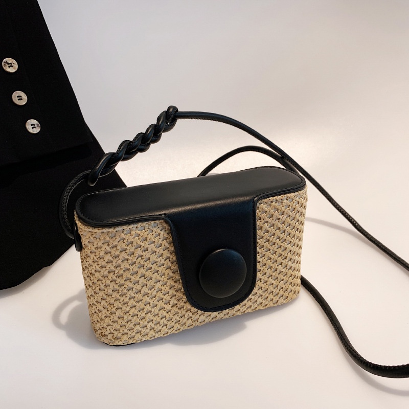 Túi Xách Đeo Vai Hình Vuông Cỡ Nhỏ Thiết Kế Đơn Giản Thời Trang Mùa Hè Xinh Xắn Cho Nữ