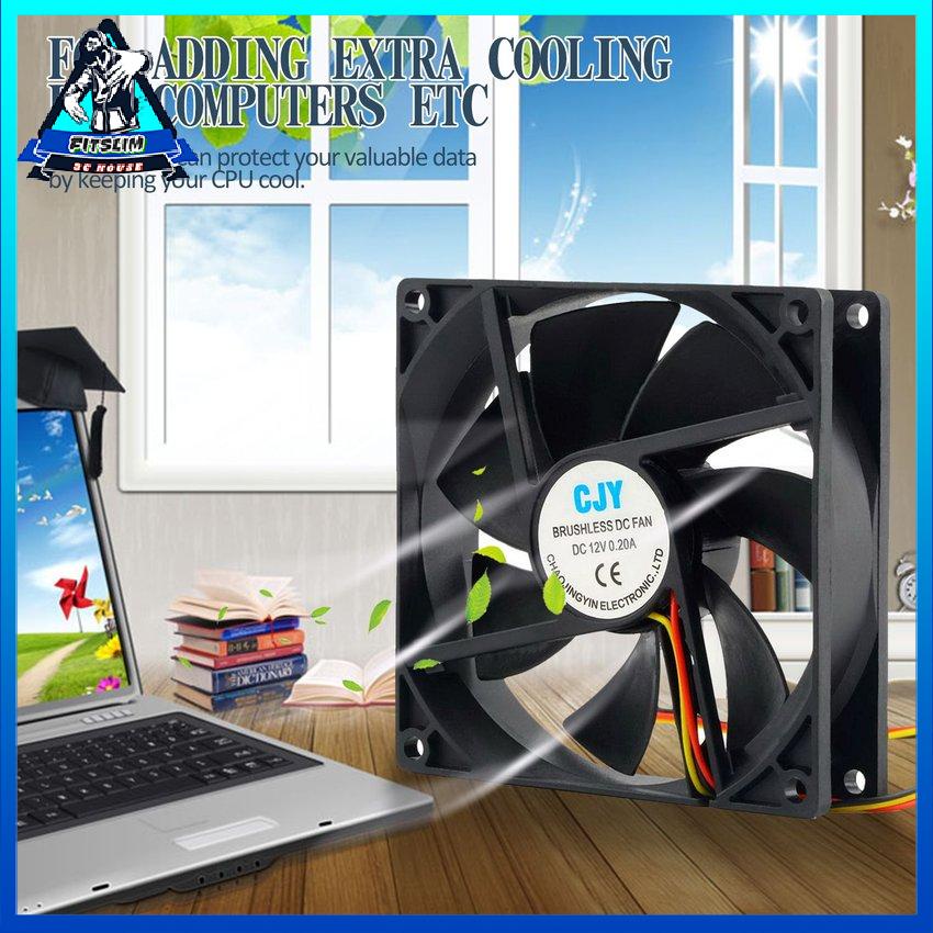 1Pc 12V 3 9Cm 90X25Mm 90Mm CPU Tản Nhiệt Quạt Dc Làm Mát 65 Cfm Chất Lượng Cao Nhanh Miễn Phí
