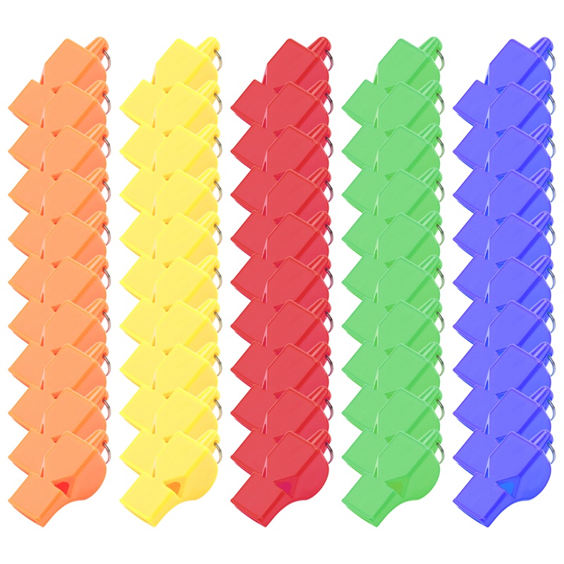 Set 50 Còi Thổi Trọng Tài Chuyên Nghiệp Bằng Nhựa Tiết Kiệm Năng Lượng