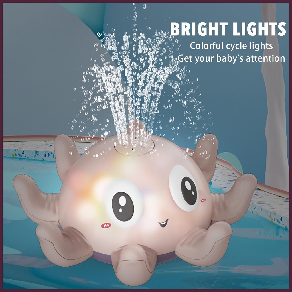 Đồ Chơi Đèn Led Phát Sáng Kiểu Dáng Hoạt Hình Dễ Thương Cho Bé Chơi Khi Tắm