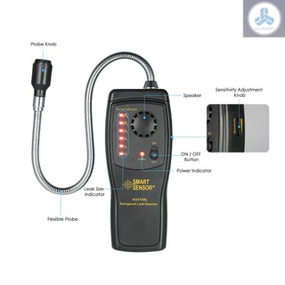 SMART SENSOR Hand-held CFCs HCFCs HFCs Halogen Gas Detector Refrigerant Air Conditioning Detector Freon Gas Leak Tester