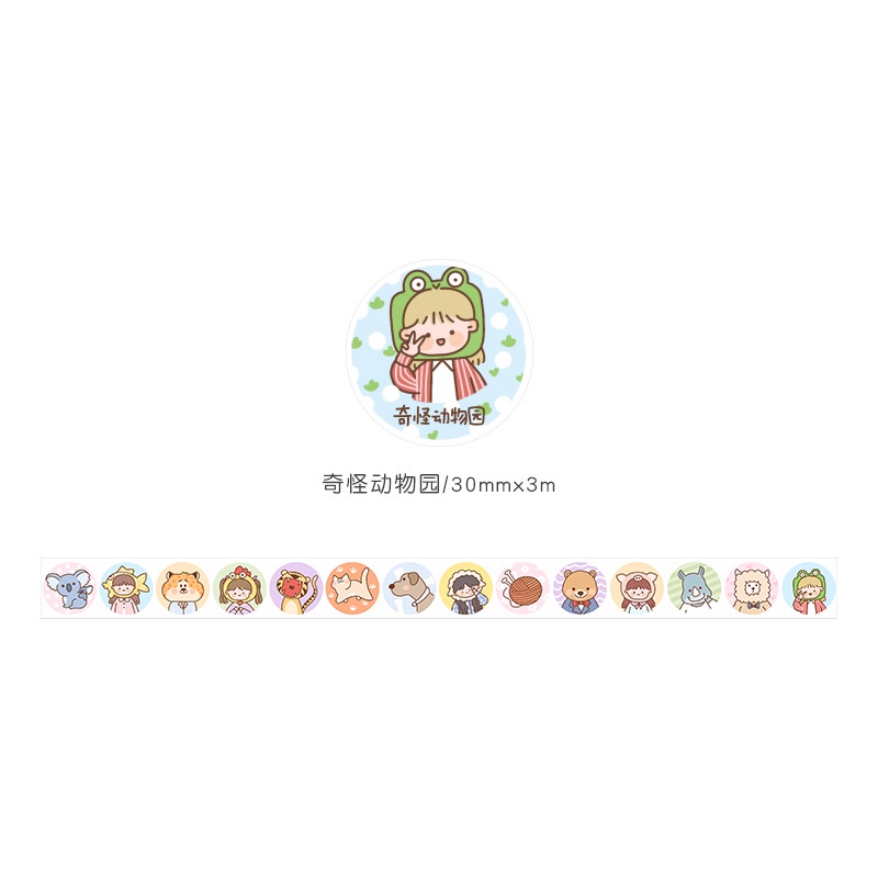 Miếng Dán Trang Trí Sổ Tay DIY Hình Nhân Vật Dễ Thương Xinh Xắn