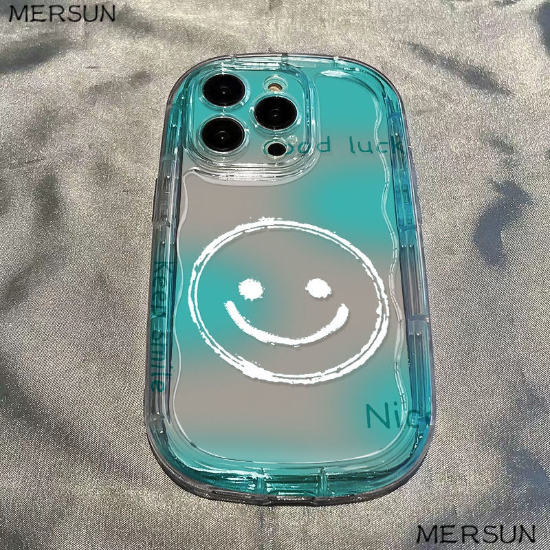 ✅Ốp Điện Thoại Mềm Trong Suốt Hình Mặt Cười Chống Sốc Cho Iphone 7iPhone14 / 128pxs 13 / xr11promax / Apple H8XX