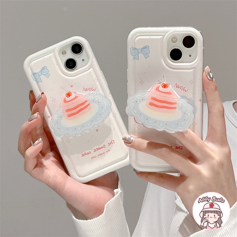 Ốp Điện Thoại TPU Mềm Chống Mồ Hôi Có Giá Đứng Họa Tiết Hoạt Hình Cho IP 14 Pro Max IP 11 12 11 Pro Max X XS