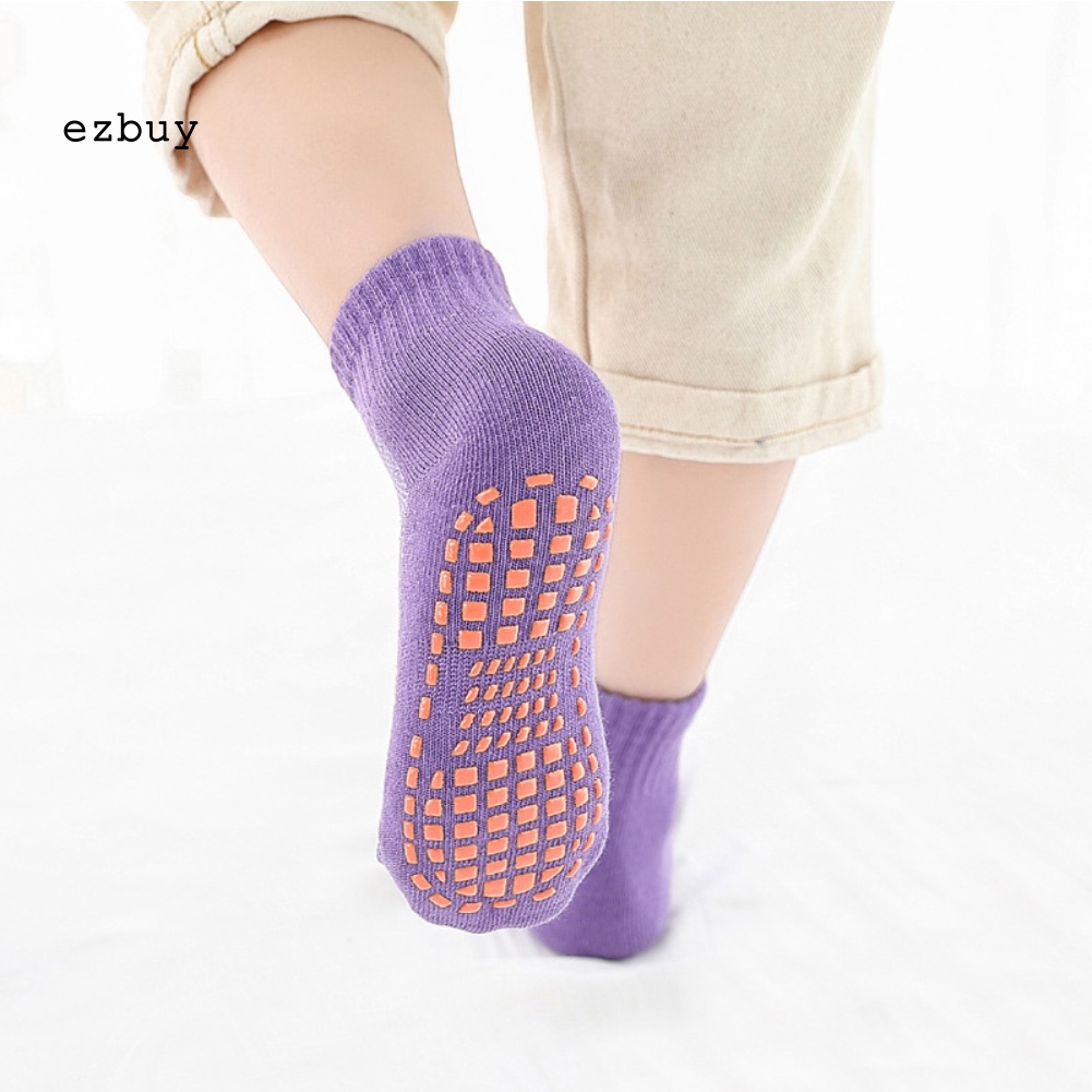 Set 10 Đôi Vớ Thể Thao Co Giãn Thoáng Khí Chống Trượt Cho Trẻ Em