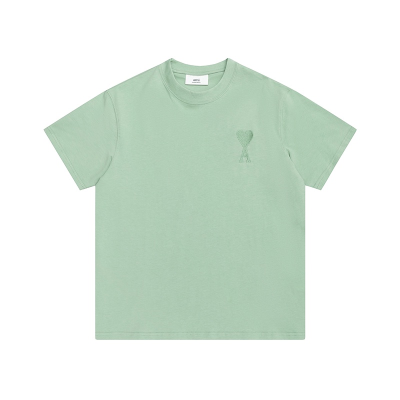 Bán Chạy Nhất Áo Thun Cotton Tay Ngắn Thêu Hình Trái Tim Plus Size Unisex