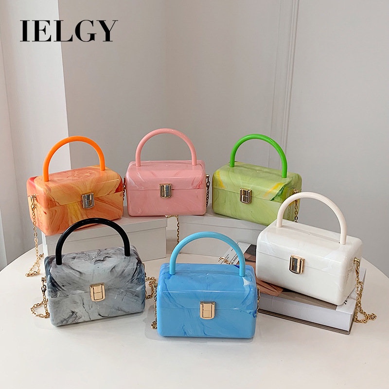 Túi Đeo Chéo Bằng Acrylic Màu Kẹo Ngọt Phong Cách Mới 2023