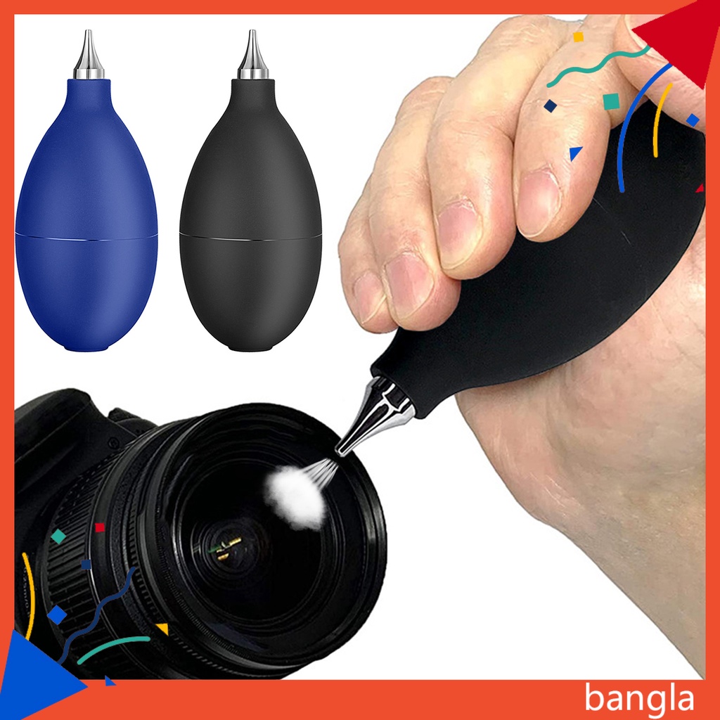 Dụng Cụ Thổi Khí Mini Bằng Cao Su Màu Xanh Dương / Đen Đa Năng Làm Sạch Ống Kính Máy Ảnh