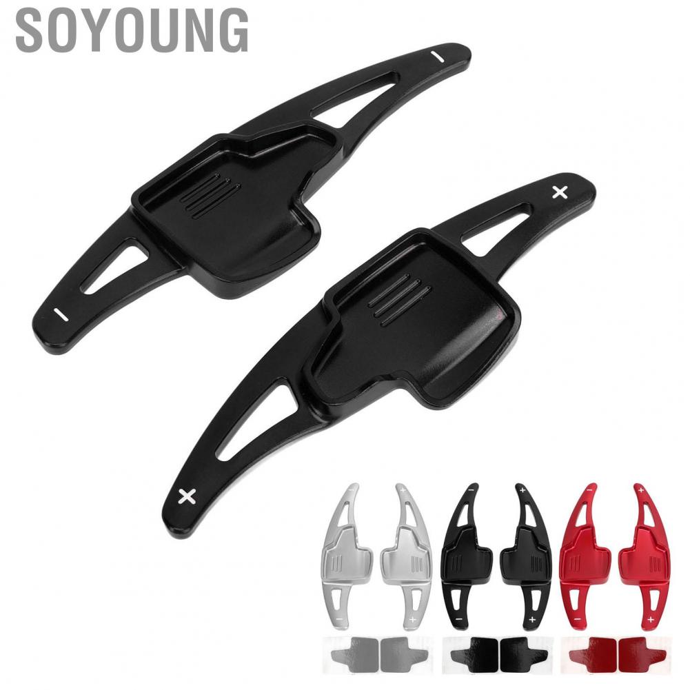 Soyoung Extended Shifter Trim Cover  Aluminium Alloy Impact Resistant Durable Stylish Light Weight Steering Shift Extension Paddle for EcoSport