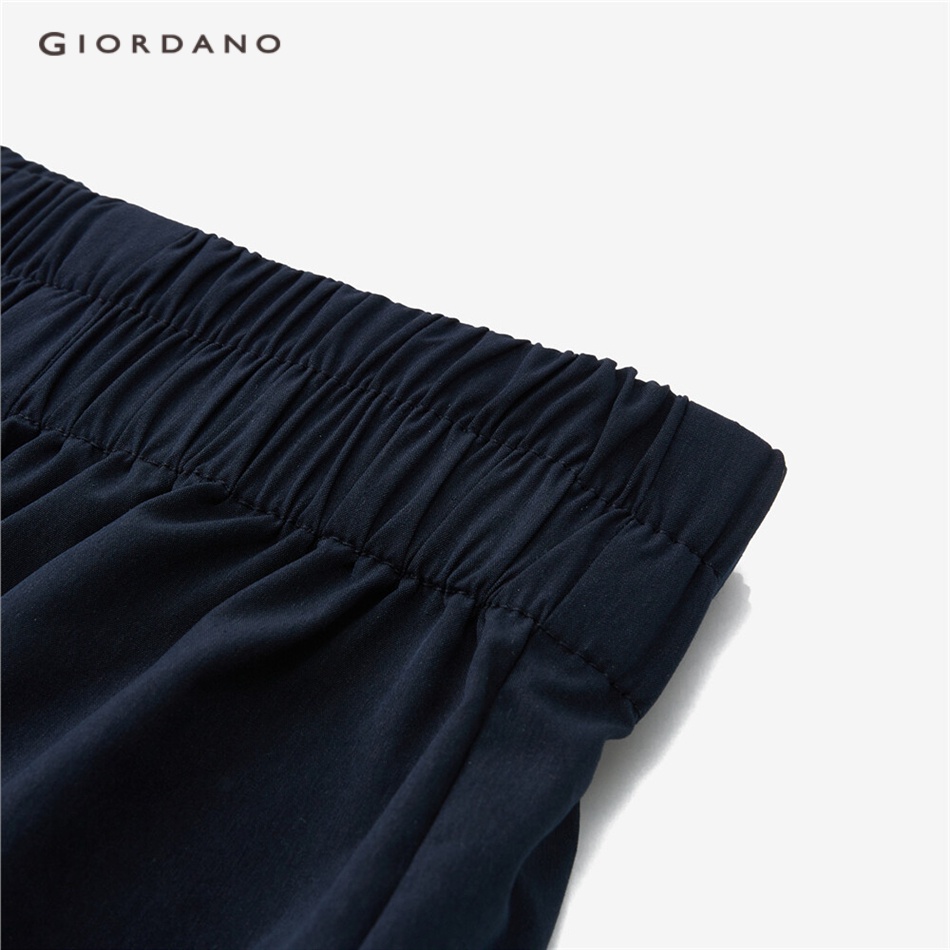 Quần GIORDANO 13403326 lưng thun phối túi lớn nhẹ dành cho nữ