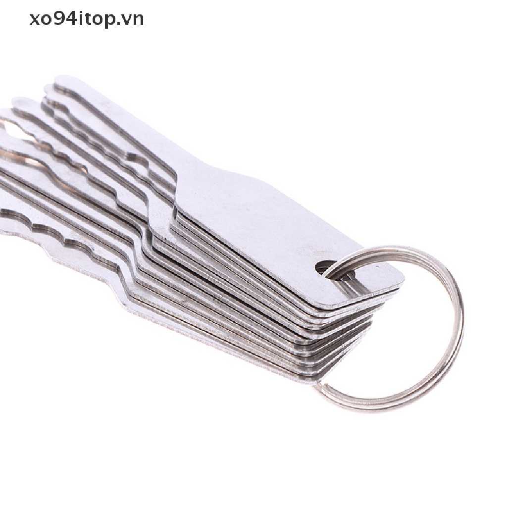 Set 10 Dụng Cụ Mở Khóa Xe Hơi Bằng Thép Không Gỉ Chất Lượng Cao