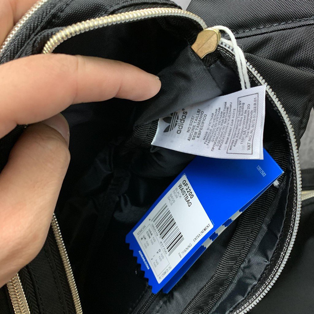 Túi Waistbag Adidas màu Đen Gold GF3200
