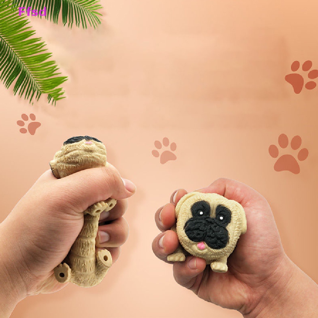 1 Đồ Chơi Nắn Bóp Đàn Hồi Giảm Stress Hình Động Vật