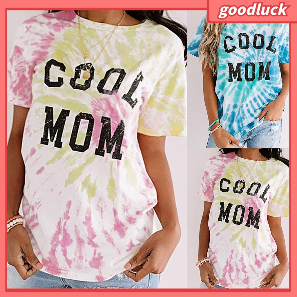 Áo Thun Tay Ngắn In Chữ Thân Thiện Với Da Thời Trang Mùa Hè Cho Nữ