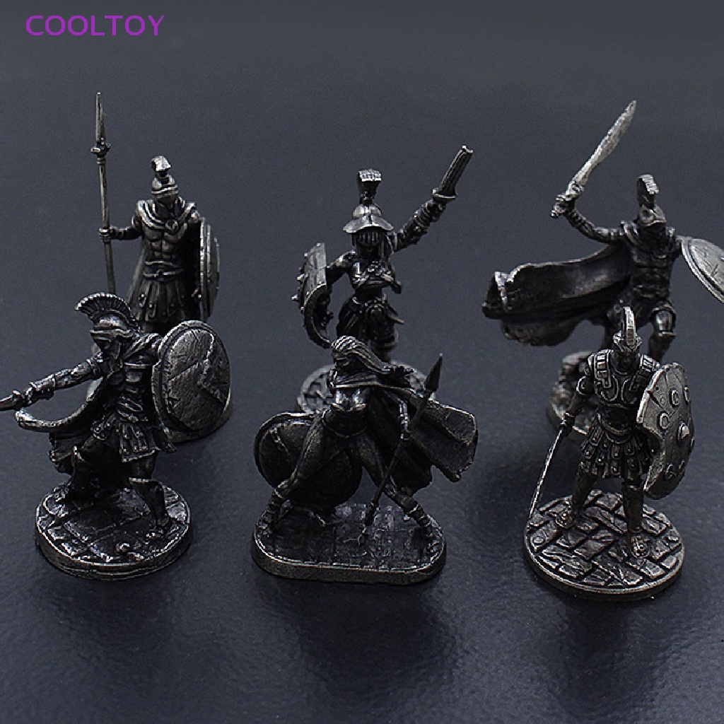 Cooltoy 1 Tượng Người Lính Spartan La Mã Cổ Đại Bằng Kim Loại Thu Nhỏ