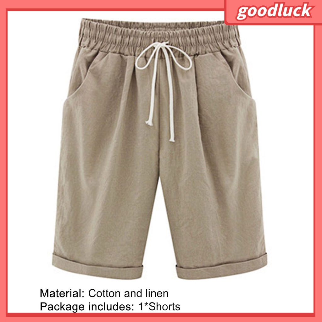 Quần Đùi Thể Thao Dáng Rộng Có Túi Màu Trơn Dành Cho Nữ