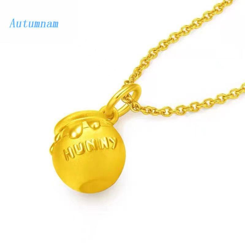 Vòng cổ Mặt Hình Nồi Mật Ong Thiết Kế Đơn Giản Thời Trang