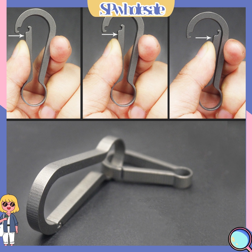 <SPwholesale> Móc Chìa Khóa Bằng Hợp Kim Titan Cho Xe Hơi