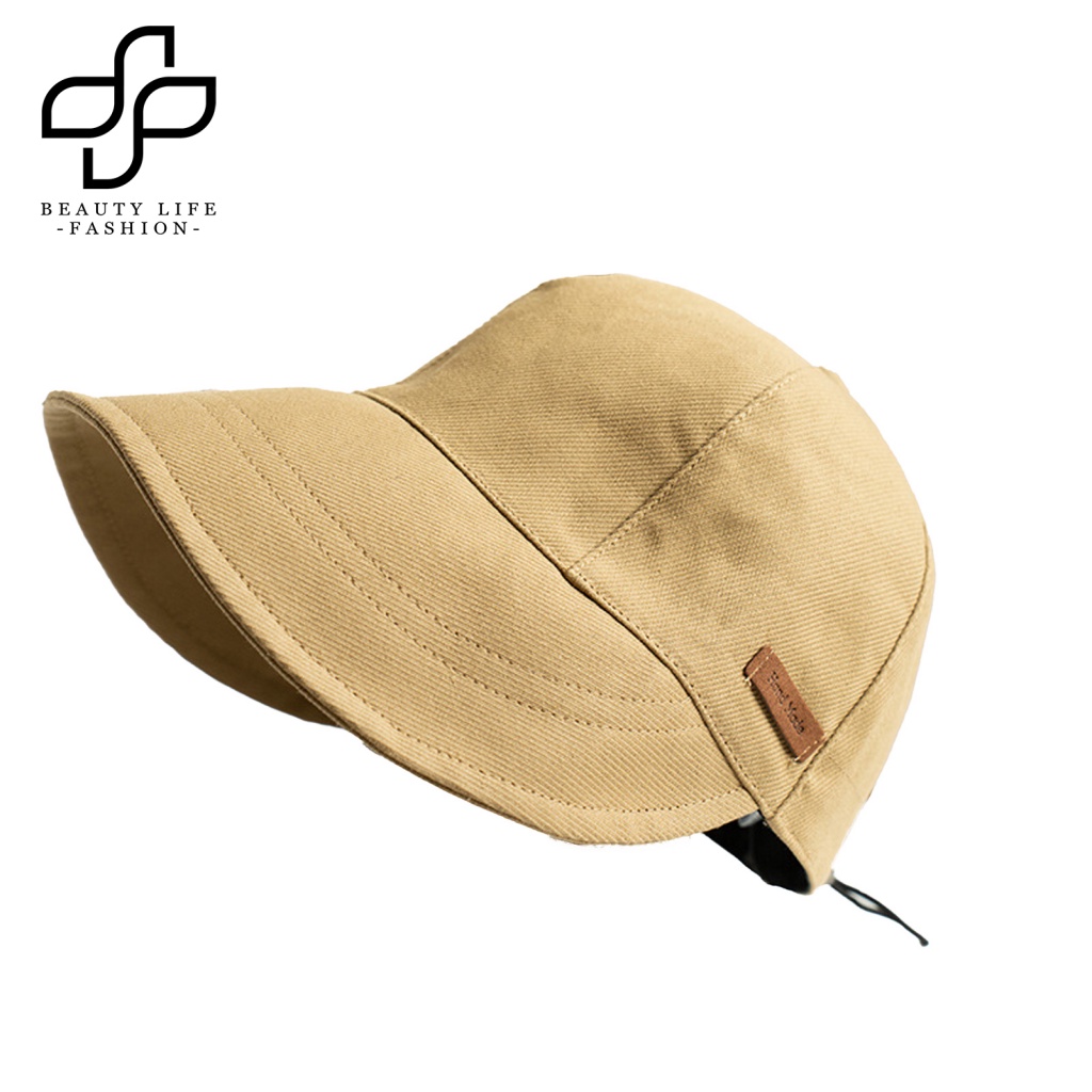Nón Tai Bèo Rộng Vành Chống Tia UV Màu Sắc Đơn Giản Dành Cho Nữ