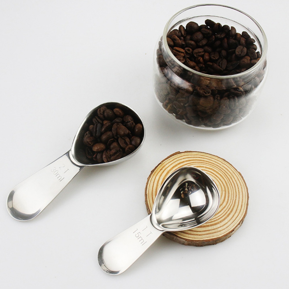 Muỗng Đong Cà Phê Bằng Thép Không Gỉ 15ML 30ML Mới