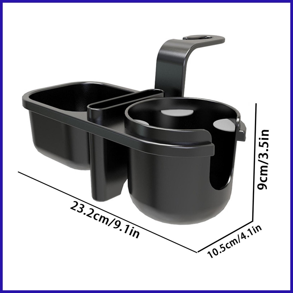 Khay Đựng Thức Ăn / Đồ Uống 3 Trong 1 4 Ngăn Bằng Silicone Dẻo Tiện Dụng Cho Xe Hơi