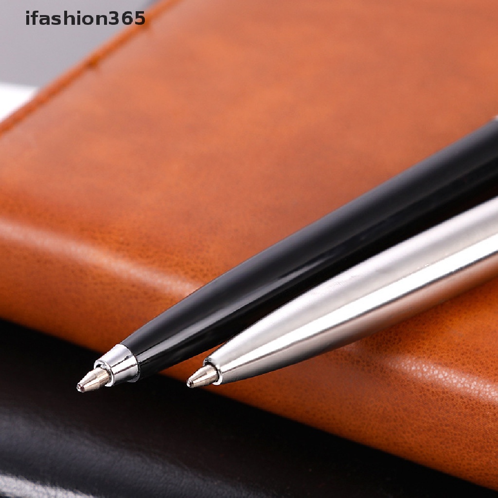 Bút Bi Dạng Nhấn Bằng Thép Không Gỉ Chất Lượng Cao ifashion365