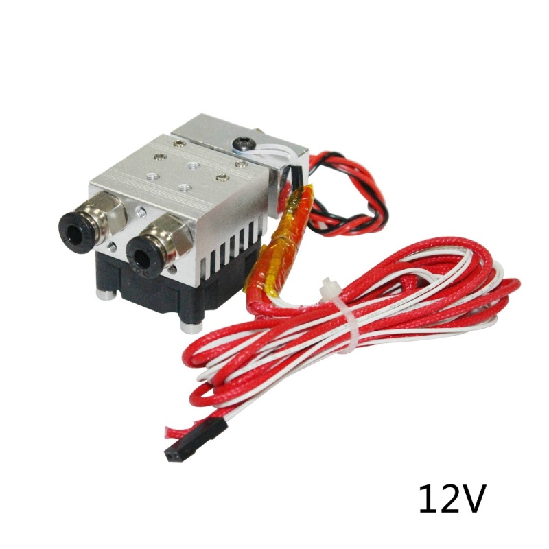 Startreally 2 trong 1 đầu ra j-head vòi đơn đầu đôi máy đùn từ xa màu hotend