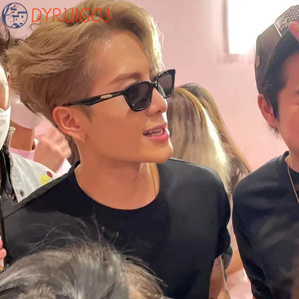 Kính Mát Gọng Oval Chống Tia UV Phong Cách Đường Phố Hàn Quốc Thời Trang Cho Nữ