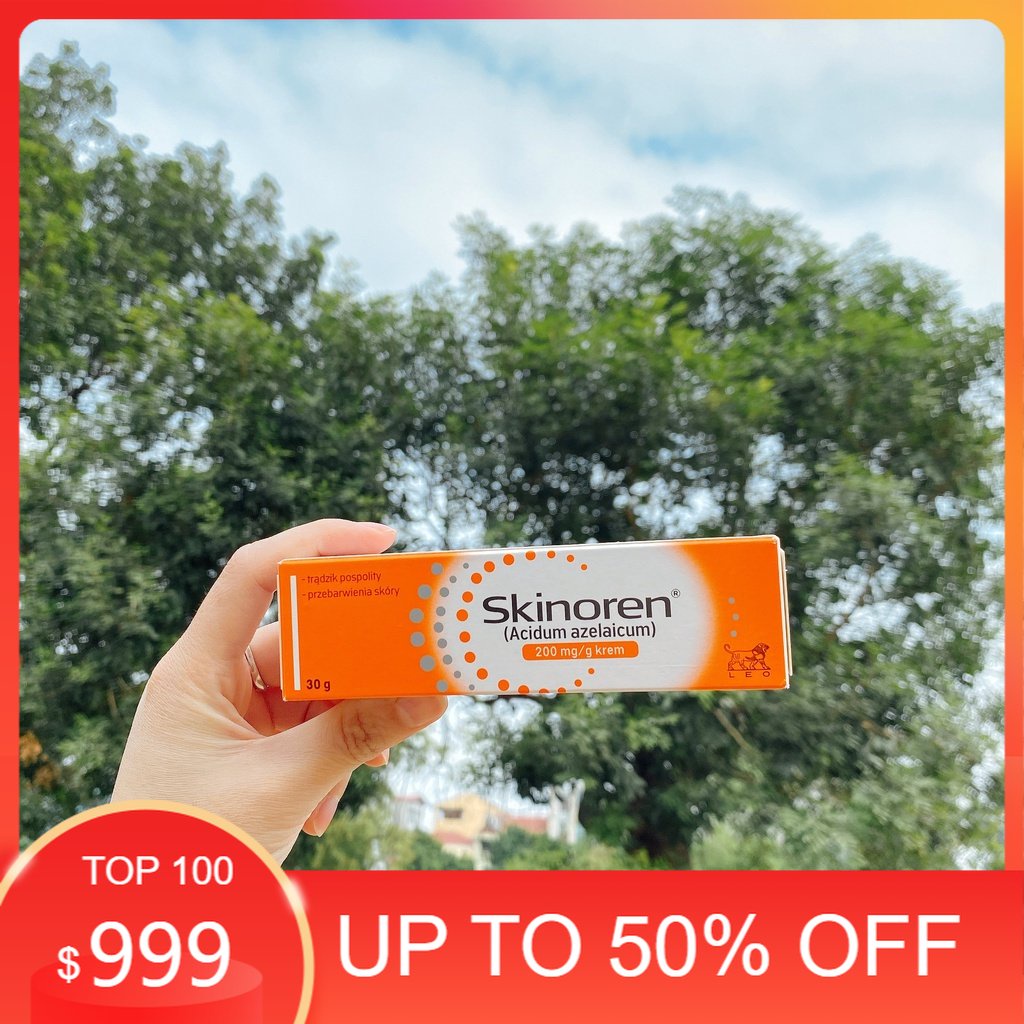 Kem, Gel Skinoren 200mg/g 30g BaLan, Kem mụn SKINOREN 20% Acid azelaic